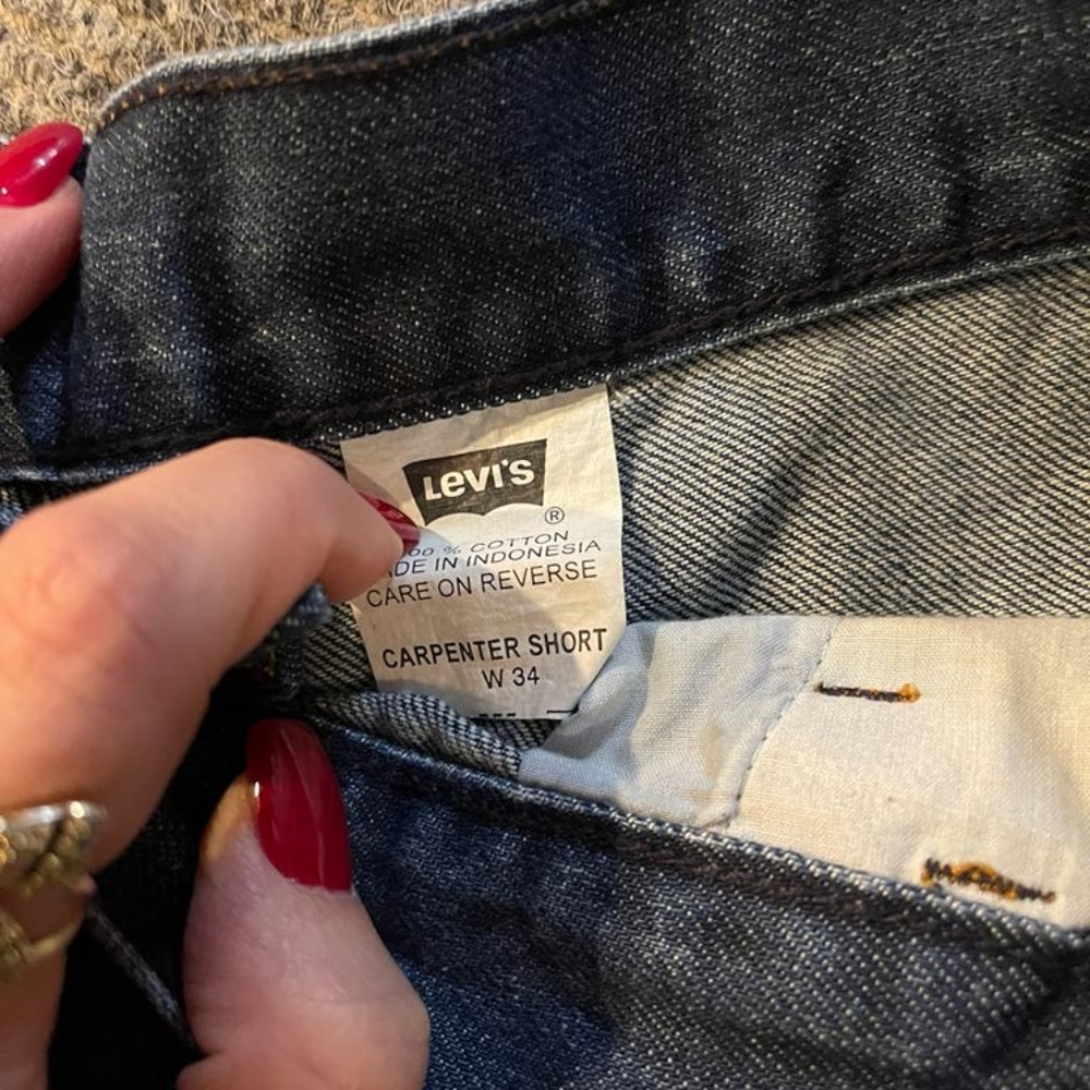 LEVI'S CARPENTER SHORTS SZ 34